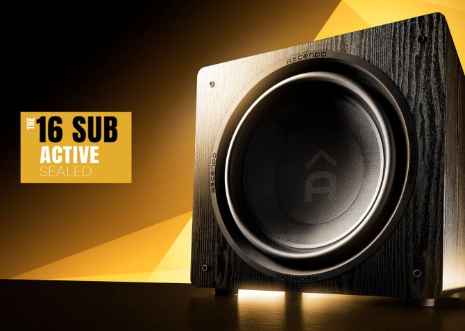 Ascendo The16 SUB Active Sealed Subwoofer